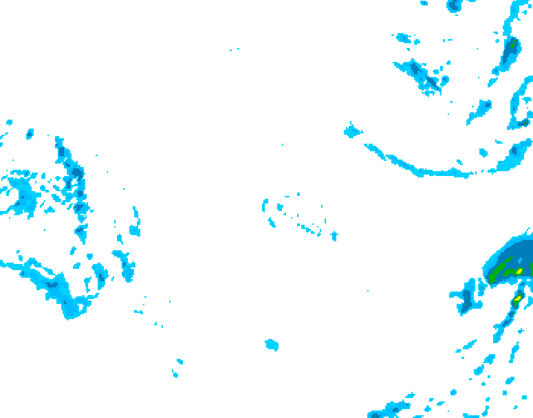 GDPS precipitation 108 hour forecast chart for Canada based on 2025/12/02 1200Z data