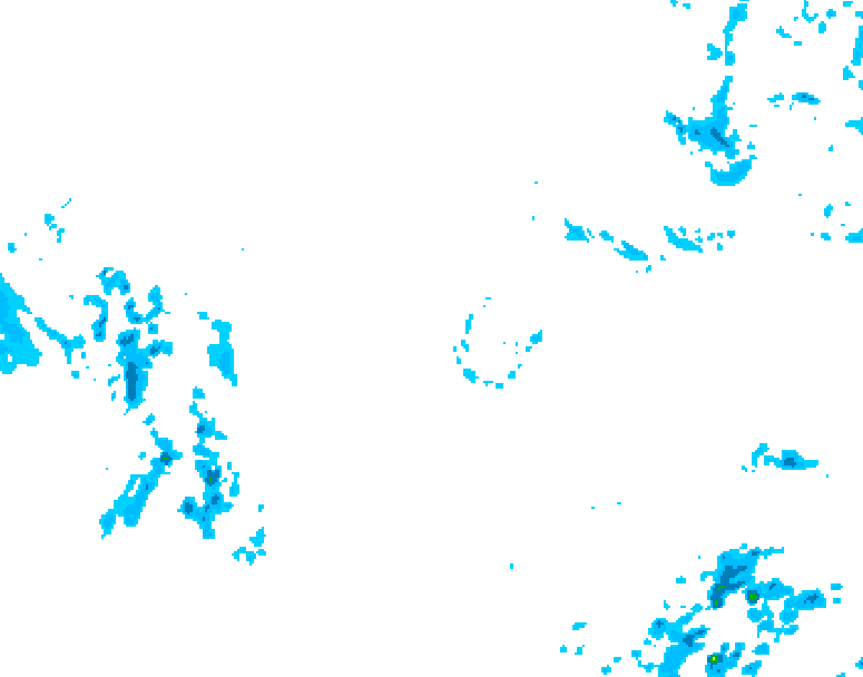 GDPS precipitation 132 hour forecast chart for Canada based on 2025/12/02 1200Z data