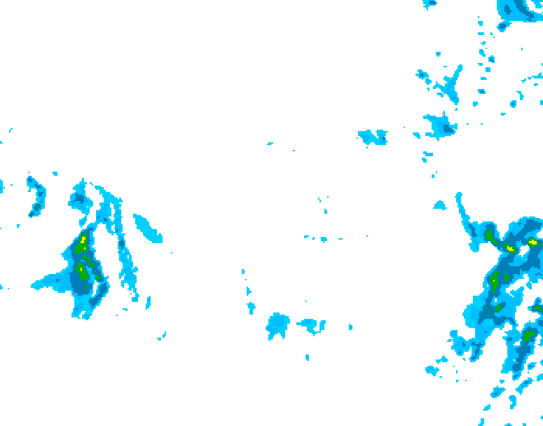 GDPS precipitation 156 hour forecast chart for Canada based on 2025/12/02 1200Z data