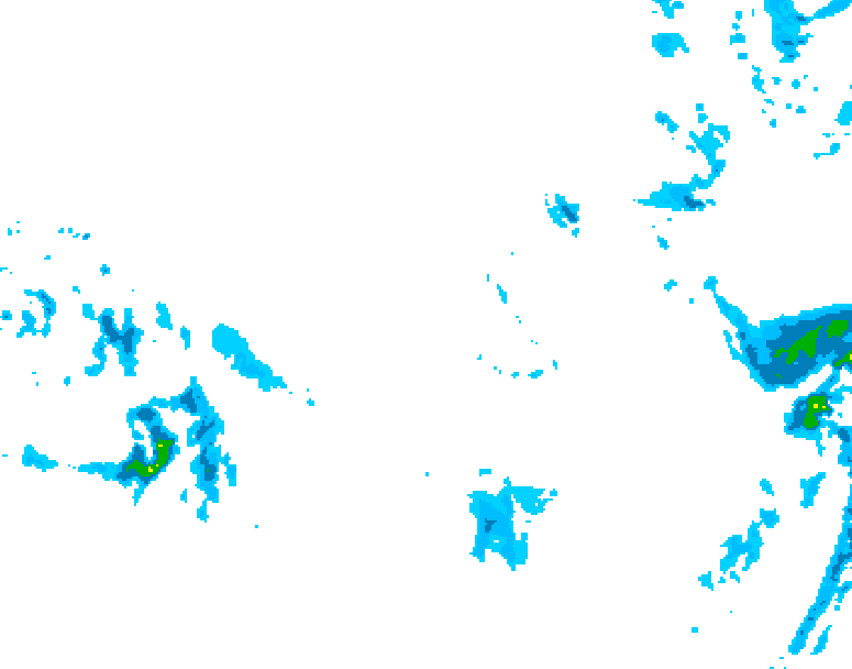 GDPS precipitation 162 hour forecast chart for Canada based on 2025/12/02 1200Z data