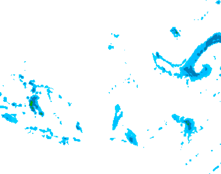 GDPS precipitation 186 hour forecast chart for Canada based on 2025/12/02 1200Z data