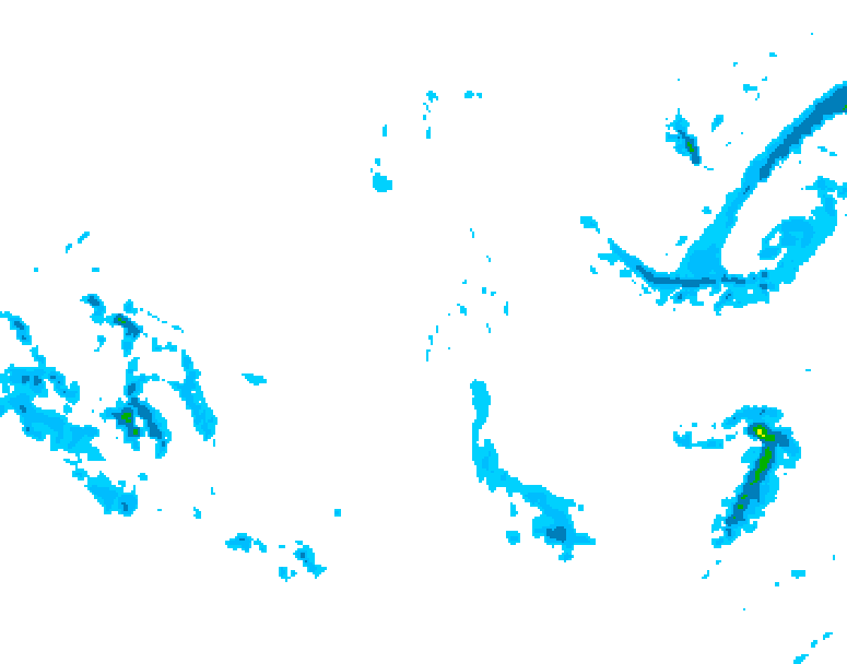 GDPS precipitation 192 hour forecast chart for Canada based on 2025/12/02 1200Z data