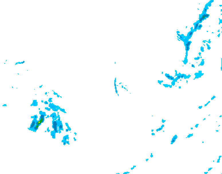 GDPS precipitation 210 hour forecast chart for Canada based on 2025/12/02 1200Z data