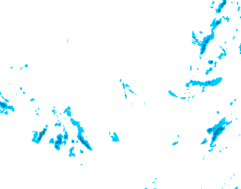 GDPS precipitation 216 hour forecast chart for Canada based on 2025/12/02 1200Z data