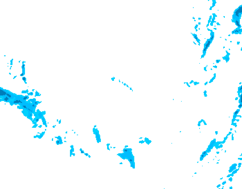 GDPS precipitation 228 hour forecast chart for Canada based on 2025/12/02 1200Z data