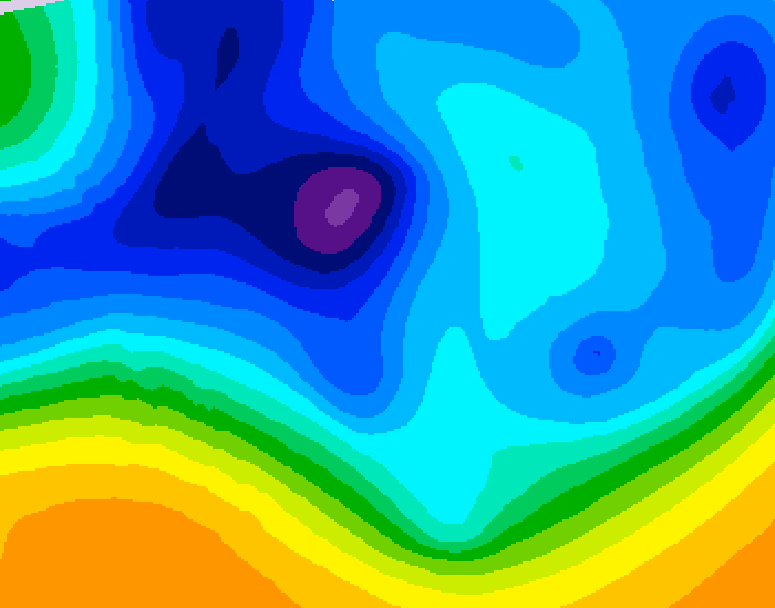 GDPS 500 millibar geopotential height 234 hour forecast chart for Canada based on 2025/12/03 0000Z data