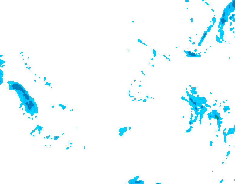GDPS precipitation 048 hour forecast chart for Canada based on 2025/12/03 0000Z data