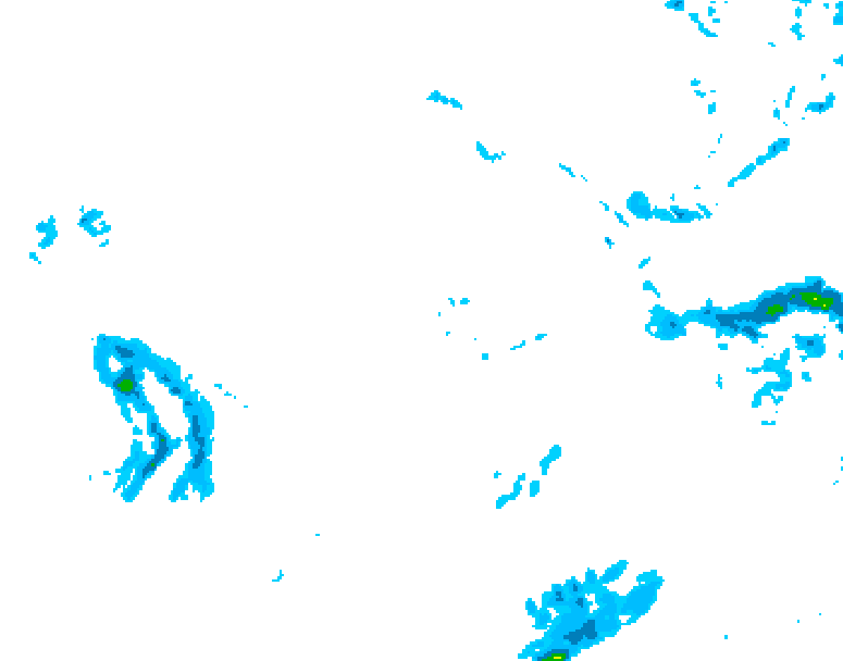 GDPS precipitation 060 hour forecast chart for Canada based on 2025/12/03 0000Z data