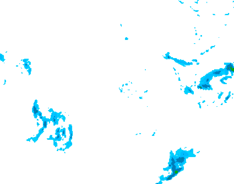 GDPS precipitation 066 hour forecast chart for Canada based on 2025/12/03 0000Z data