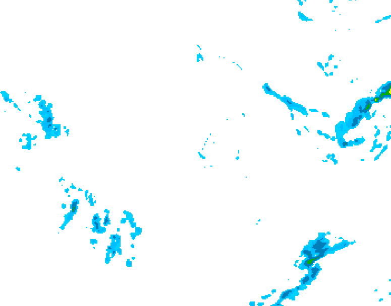 GDPS precipitation 072 hour forecast chart for Canada based on 2025/12/03 0000Z data