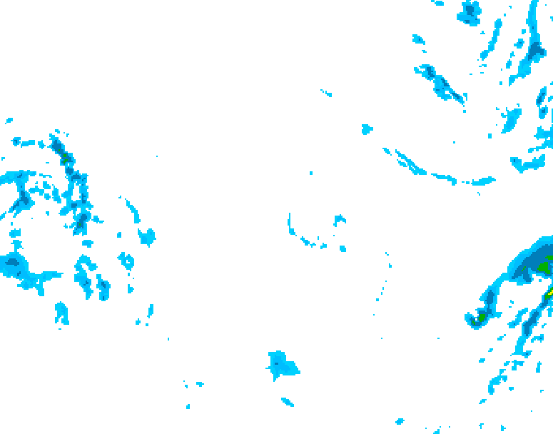 GDPS precipitation 096 hour forecast chart for Canada based on 2025/12/03 0000Z data