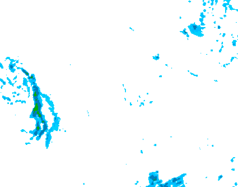 GDPS precipitation 108 hour forecast chart for Canada based on 2025/12/03 0000Z data