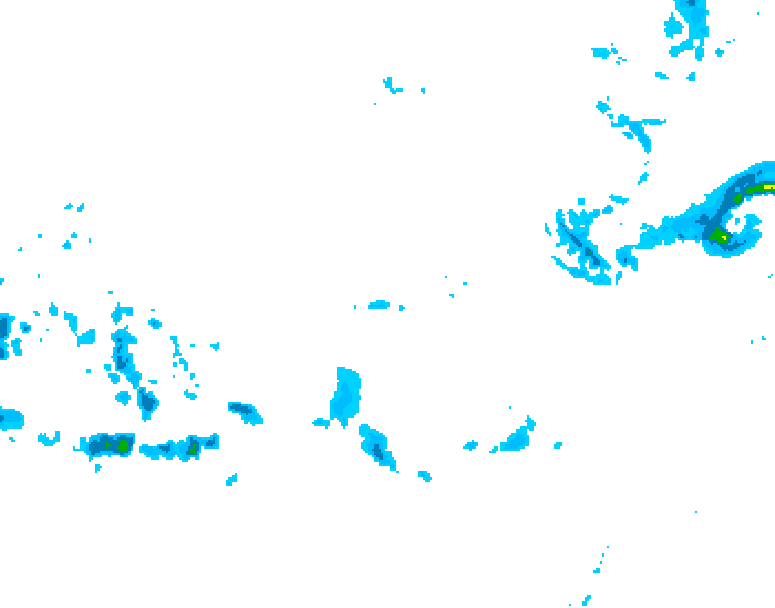 GDPS precipitation 168 hour forecast chart for Canada based on 2025/12/03 0000Z data