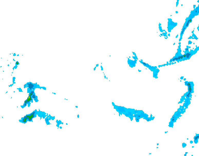GDPS precipitation 186 hour forecast chart for Canada based on 2025/12/03 0000Z data