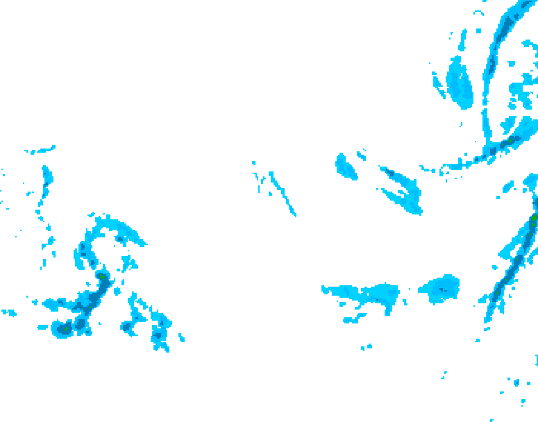 GDPS precipitation 192 hour forecast chart for Canada based on 2025/12/03 0000Z data