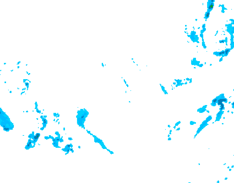 GDPS precipitation 204 hour forecast chart for Canada based on 2025/12/03 0000Z data
