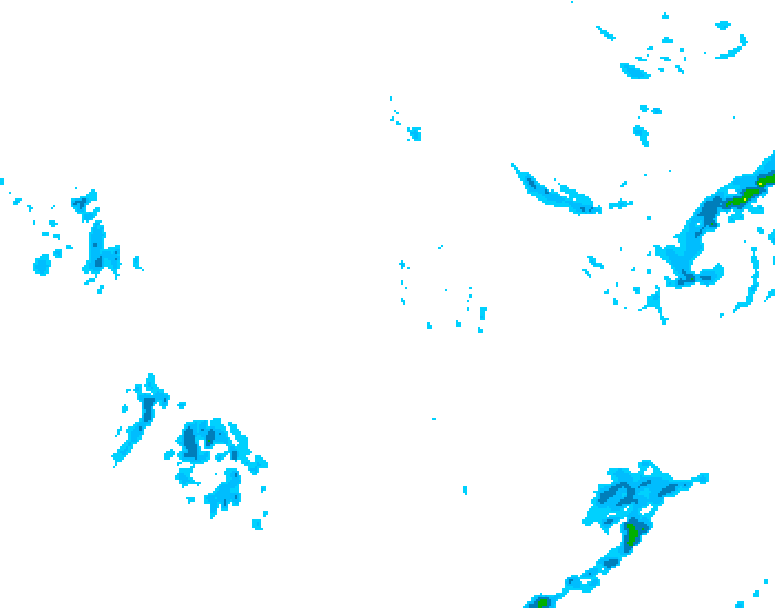 GDPS precipitation 060 hour forecast chart for Canada based on 2025/12/03 1200Z data