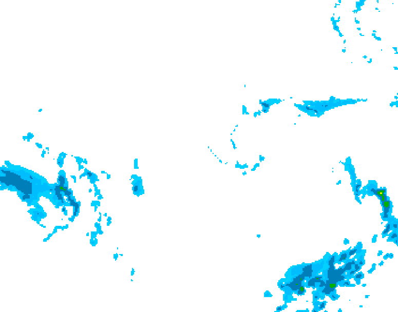 GDPS precipitation 120 hour forecast chart for Canada based on 2025/12/03 1200Z data