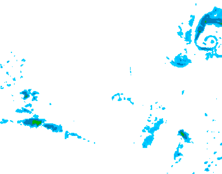GDPS precipitation 168 hour forecast chart for Canada based on 2025/12/03 1200Z data