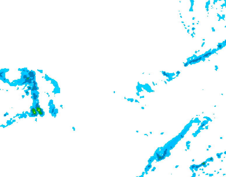 GDPS precipitation 216 hour forecast chart for Canada based on 2025/12/03 1200Z data