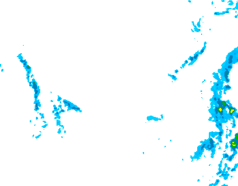 GDPS precipitation 240 hour forecast chart for Canada based on 2025/12/03 1200Z data