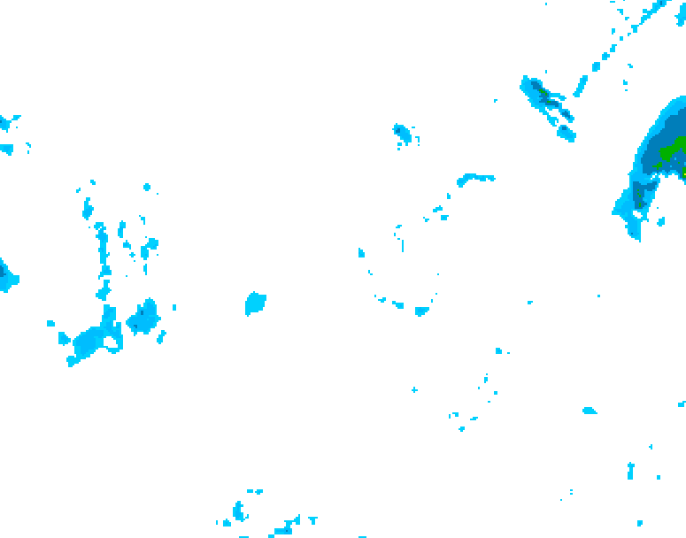 GDPS precipitation 006 hour forecast chart for Canada based on 2025/12/04 0000Z data