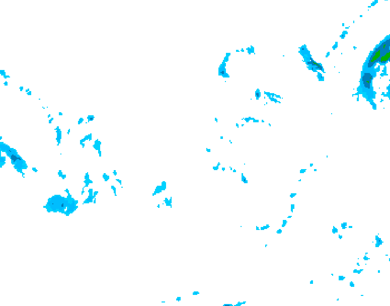 GDPS precipitation 012 hour forecast chart for Canada based on 2025/12/04 0000Z data