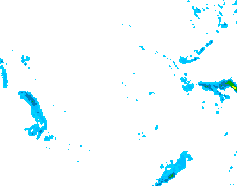 GDPS precipitation 036 hour forecast chart for Canada based on 2025/12/04 0000Z data