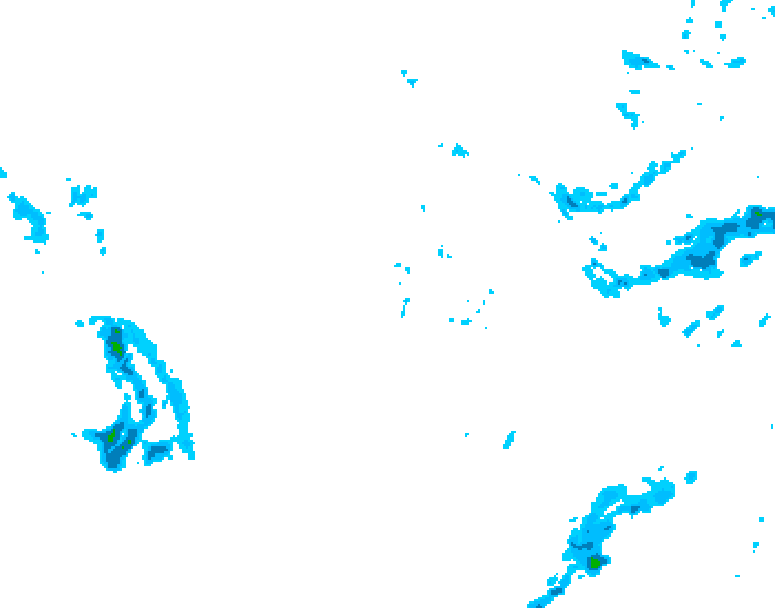 GDPS precipitation 042 hour forecast chart for Canada based on 2025/12/04 0000Z data