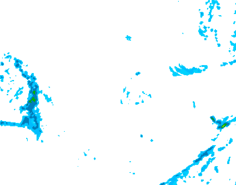 GDPS precipitation 084 hour forecast chart for Canada based on 2025/12/04 0000Z data