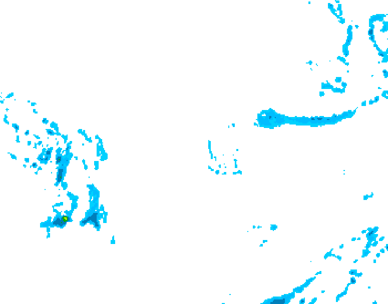 GDPS precipitation 096 hour forecast chart for Canada based on 2025/12/04 0000Z data