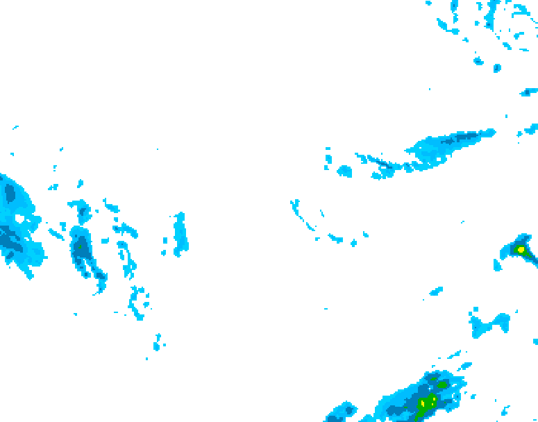 GDPS precipitation 108 hour forecast chart for Canada based on 2025/12/04 0000Z data