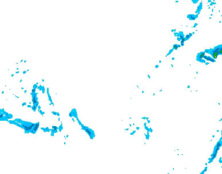 GDPS precipitation 138 hour forecast chart for Canada based on 2025/12/04 0000Z data
