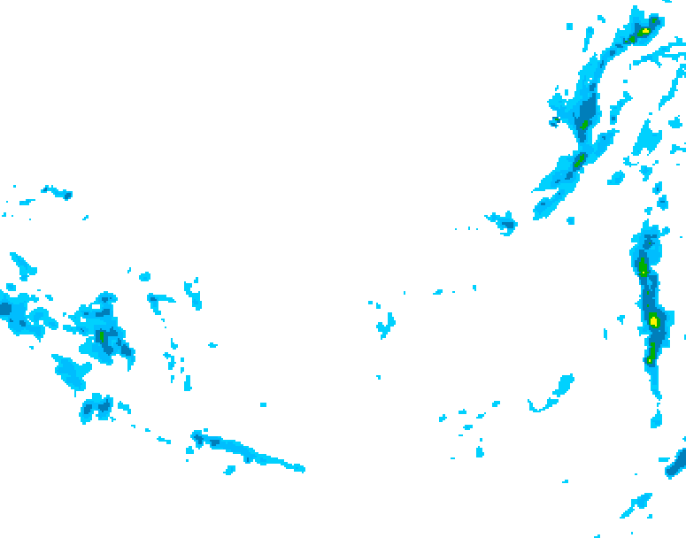 GDPS precipitation 168 hour forecast chart for Canada based on 2025/12/04 0000Z data