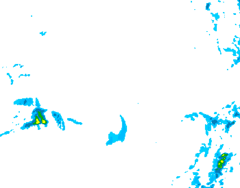 GDPS precipitation 210 hour forecast chart for Canada based on 2025/12/04 0000Z data