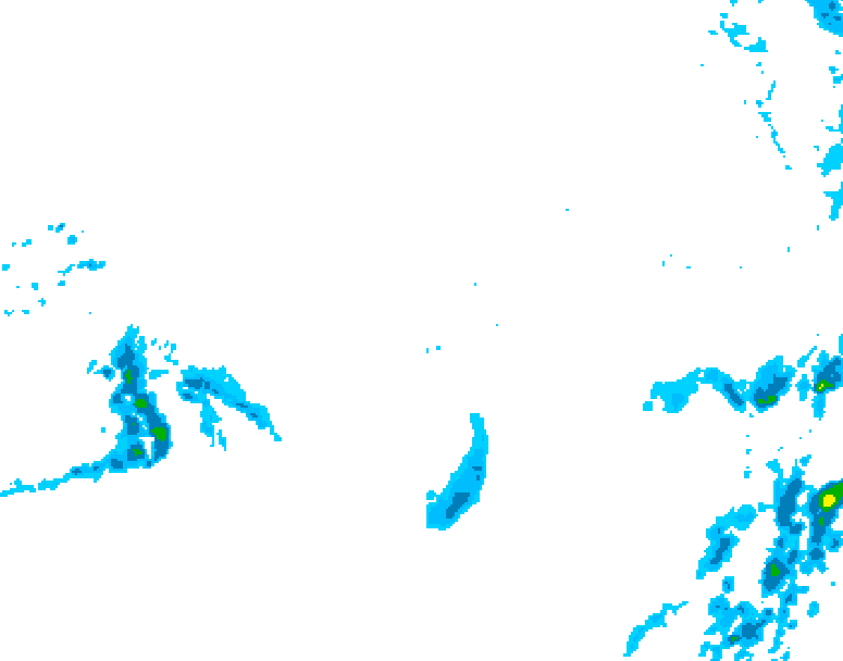 GDPS precipitation 216 hour forecast chart for Canada based on 2025/12/04 0000Z data