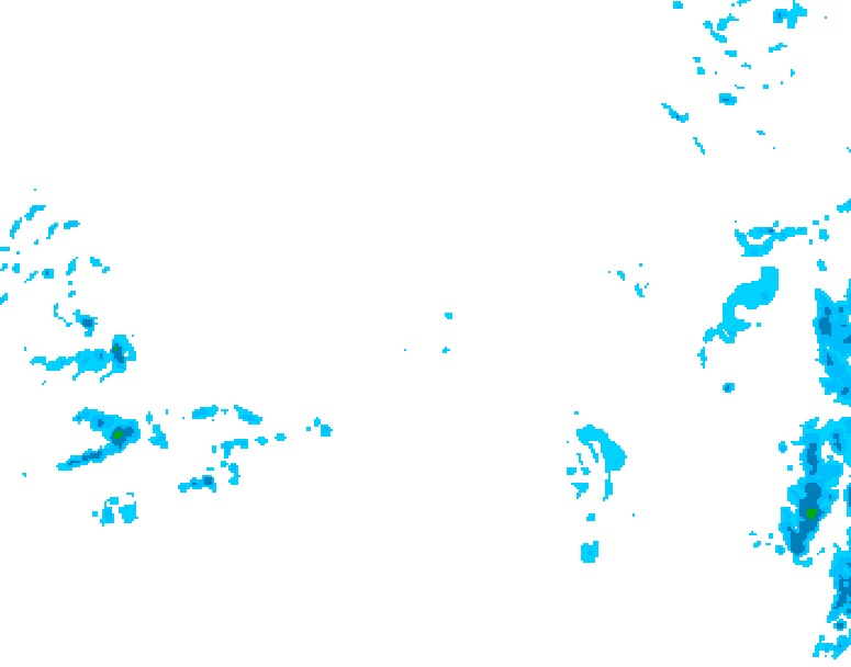 GDPS precipitation 234 hour forecast chart for Canada based on 2025/12/04 0000Z data