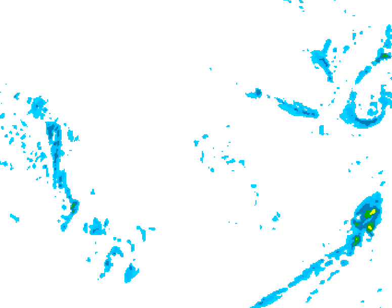 GDPS precipitation 048 hour forecast chart for Canada based on 2025/12/04 1200Z data