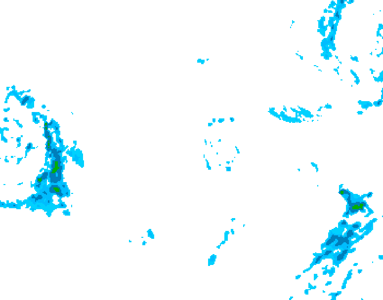 GDPS precipitation 072 hour forecast chart for Canada based on 2025/12/04 1200Z data