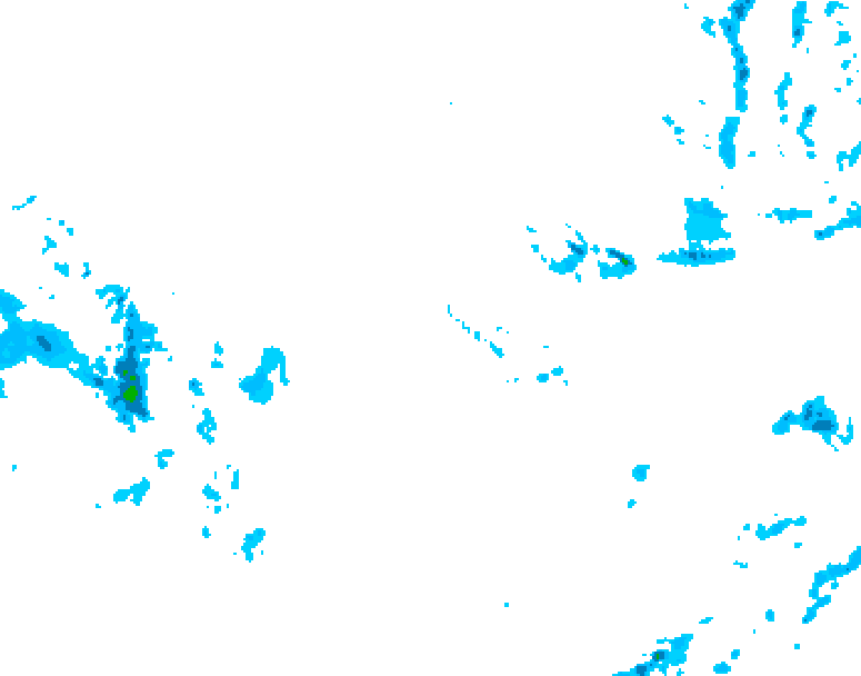 GDPS precipitation 090 hour forecast chart for Canada based on 2025/12/04 1200Z data
