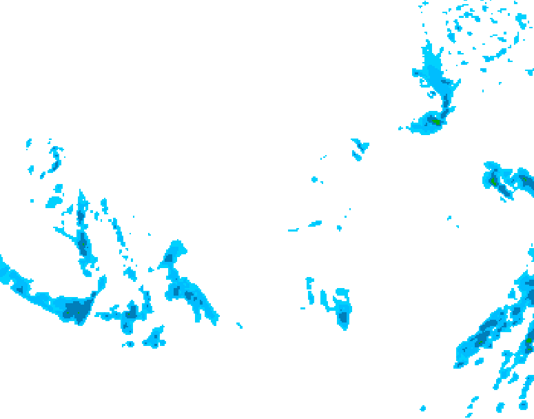 GDPS precipitation 120 hour forecast chart for Canada based on 2025/12/04 1200Z data