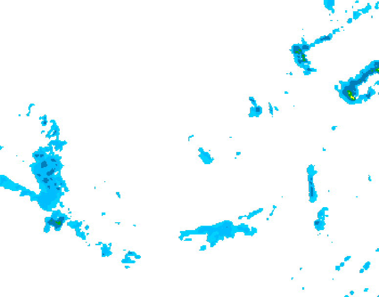 GDPS precipitation 138 hour forecast chart for Canada based on 2025/12/04 1200Z data
