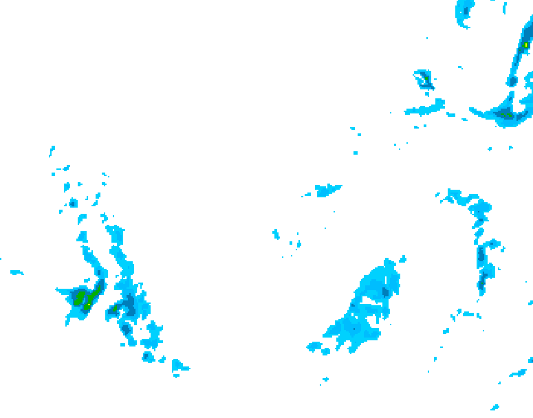 GDPS precipitation 150 hour forecast chart for Canada based on 2025/12/04 1200Z data