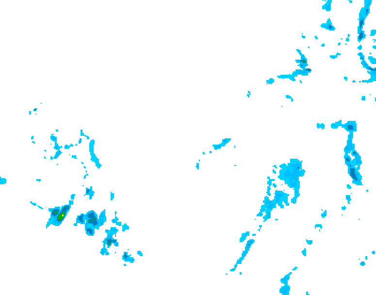 GDPS precipitation 156 hour forecast chart for Canada based on 2025/12/04 1200Z data