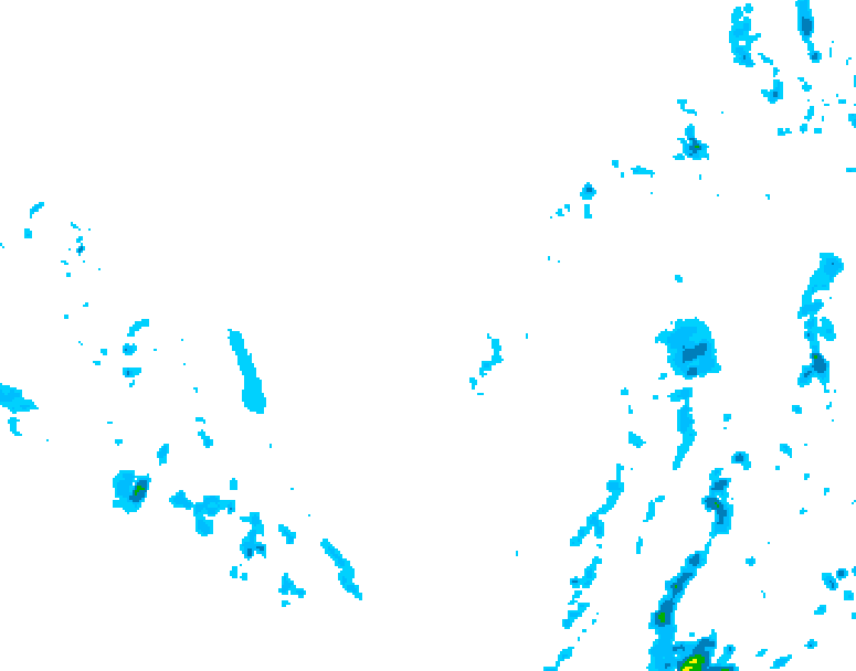 GDPS precipitation 162 hour forecast chart for Canada based on 2025/12/04 1200Z data