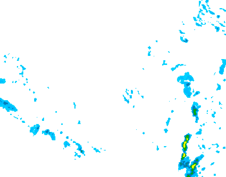 GDPS precipitation 168 hour forecast chart for Canada based on 2025/12/04 1200Z data