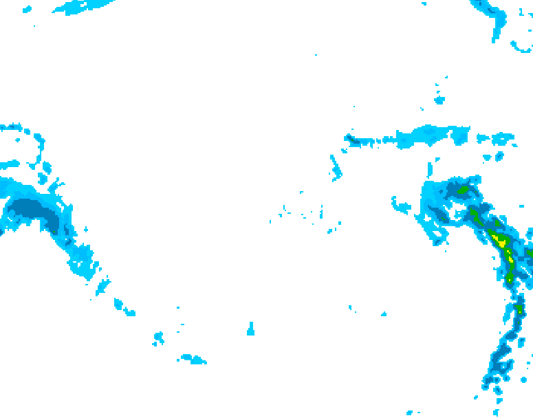 GDPS precipitation 186 hour forecast chart for Canada based on 2025/12/04 1200Z data