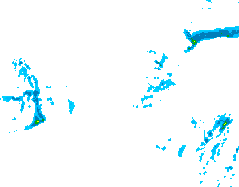 GDPS precipitation 216 hour forecast chart for Canada based on 2025/12/04 1200Z data