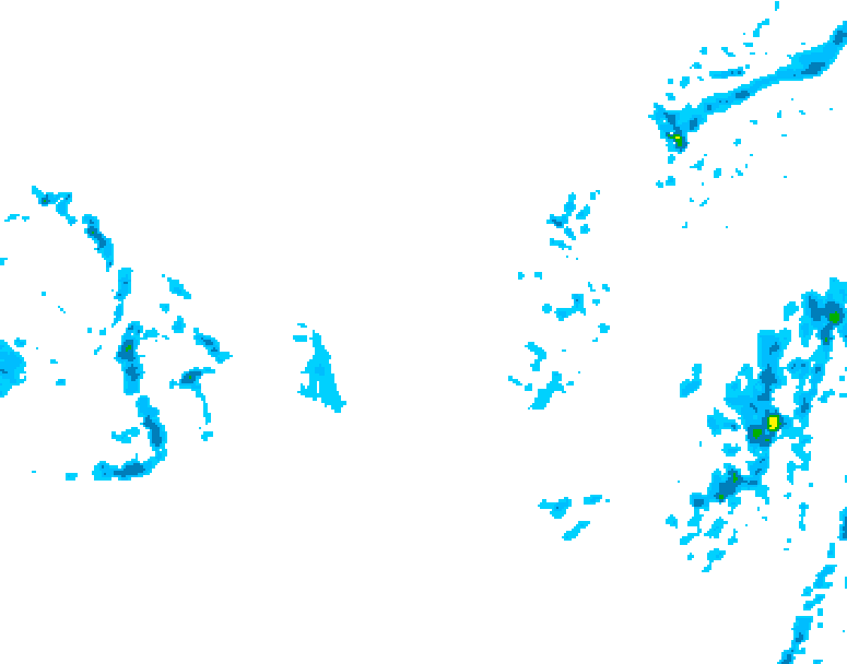 GDPS precipitation 228 hour forecast chart for Canada based on 2025/12/04 1200Z data