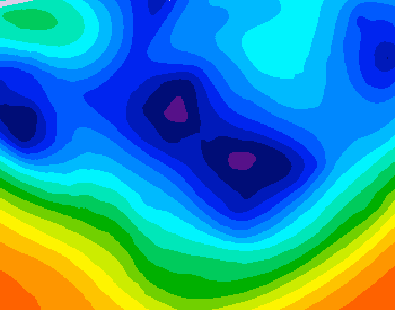 GDPS 500 millibar geopotential height 066 hour forecast chart for Canada based on 2025/12/05 0000Z data